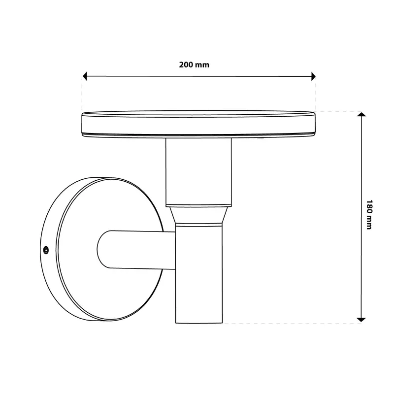 Gartenleuchte CCT LED-Wandleuchte 12W 3000-6500K IP65 CORTUS LUMILED – Bild 6