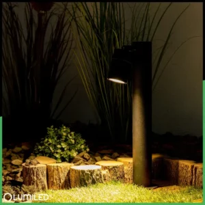 Gartenleuchte GU10, Außenstehleuchte Pollerleuchte 45cm LUMILED