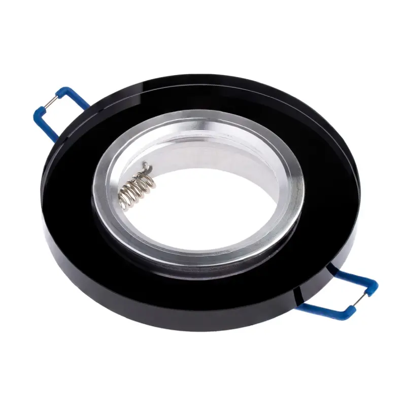 Glas-Einbaustrahler GU10, MR16 Einbauspot HALOGEN Runde Fest Schwarz ARIEL LUMILED – Bild 3