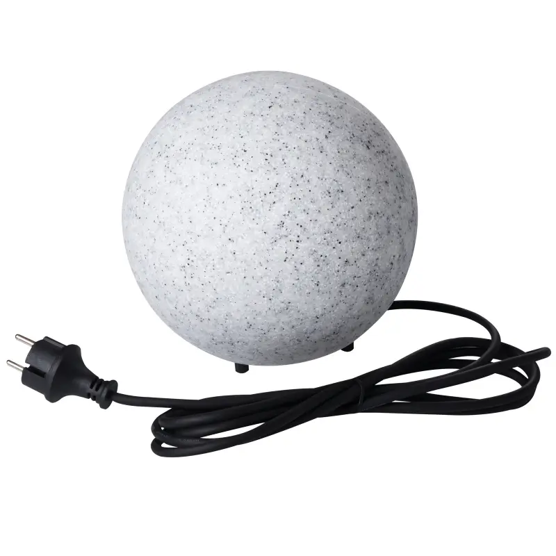KANLUX AUSSENANTRIEBSLEUCHTE STONO STEINKUGEL E27 IP65 30cm Grau – Bild 2