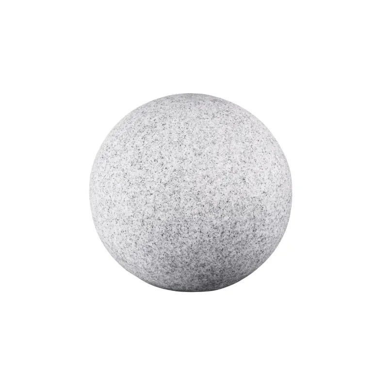 KANLUX Outdoor Geschliffene STONO STONE BALL E27 IP65 20cm Grau