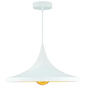 Kronleuchter Hänge-Deckenleuchte IL MIO MODERN P-306A E27 Weiß und Gold - GOLDLUX (Polux)