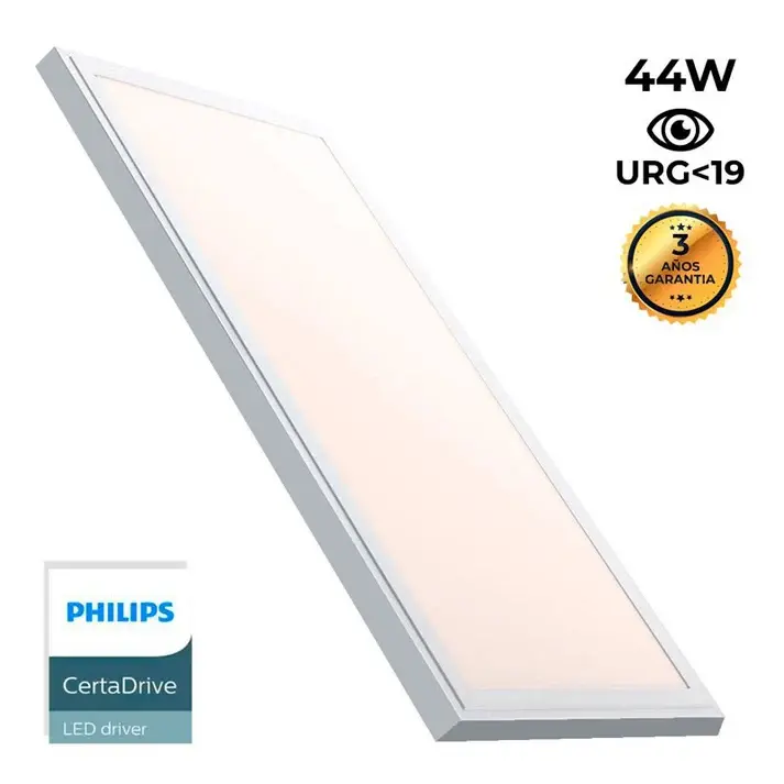 LED-Aufbaupanel Slim 120×30 cm 44W Neutralweiß 4000 K – Philips, UGR<19 – Detailansicht 7