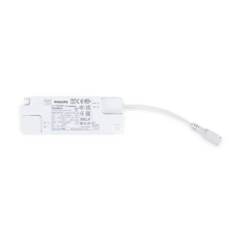 LED Backlit Einbaupanel 120×30 cm 36W Warmweiß 3000 K – Philips, UGR22, IP40 – Detailansicht 7