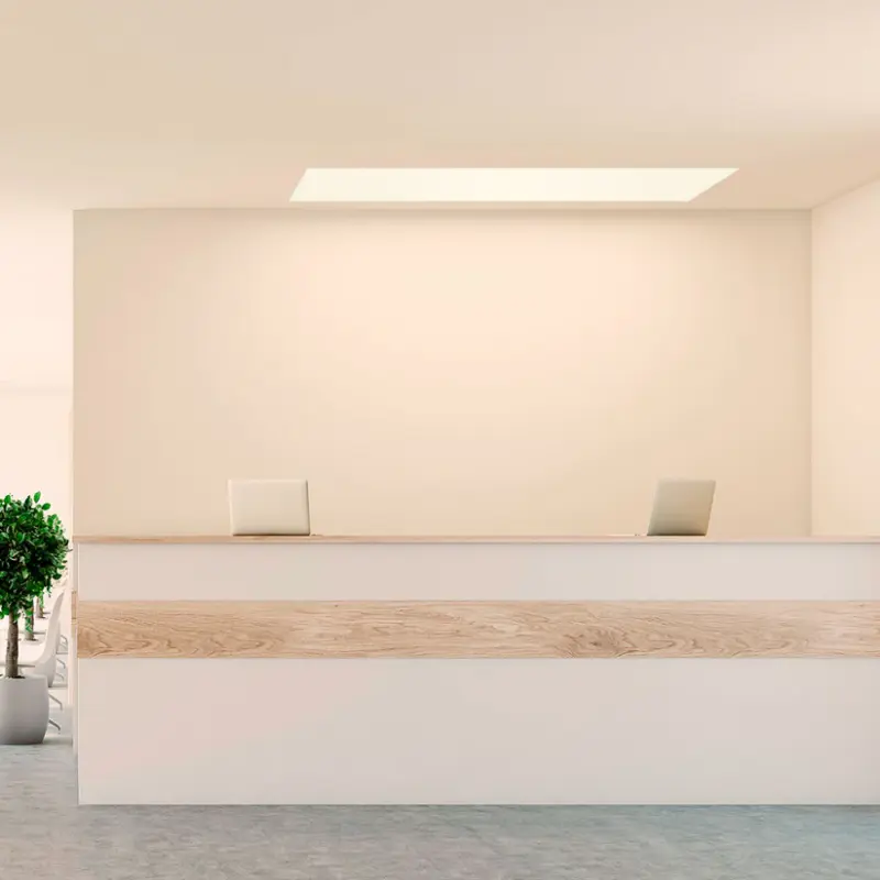 LED Backlit Einbaupanel 120×30 cm 36W Neutralweiß 4000 K – Philips, UGR22, IP40 – Detailansicht 5