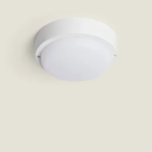 LED Außen-Deckenleuchte 15W IP65 3000K in Weiß – Produktansicht