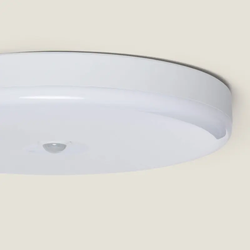 LED Deckenleuchte 18W mit PIR-Bewegungsmelder & Dämmerungssensor 6500K – Togy Slim – Bild 3