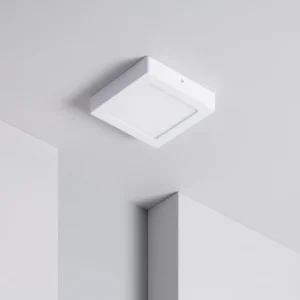 Ledkia LED-Deckenleuchte eckig 12W 4000K Weiß – 880 lm – Produktansicht