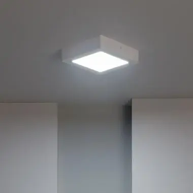Ledkia LED-Deckenleuchte eckig 12W 4000K Weiß – 880 lm – Produktbild 3
