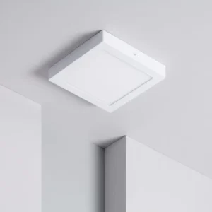 Ledkia LED-Deckenleuchte eckig 18W 6000K Weiß – 1440 lm – Produktansicht