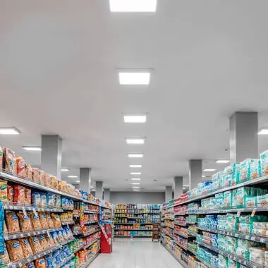 Ledkia LED-Deckenleuchte 24W 4000K Weiß – 1900 lm, 301×301 mm – Produktbild 3