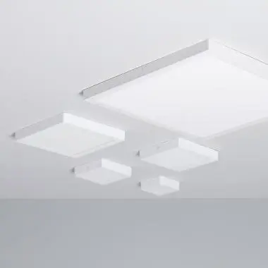 Ledkia LED-Deckenleuchte eckig 24W 6000K Weiß – 1900 lm, 301×301 mm – Produktbild 4