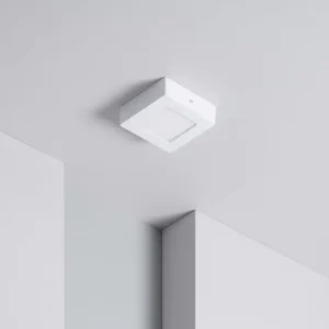 Ledkia LED-Deckenleuchte eckig 6W 4000K Weiß – 480 lm – Produktansicht