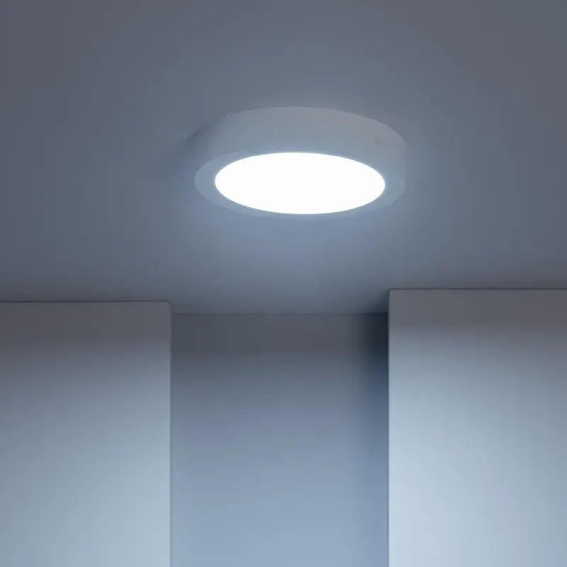 Ledkia LED-Deckenleuchte rund 18W 6000K Weiß – 1480 lm – Produktansicht