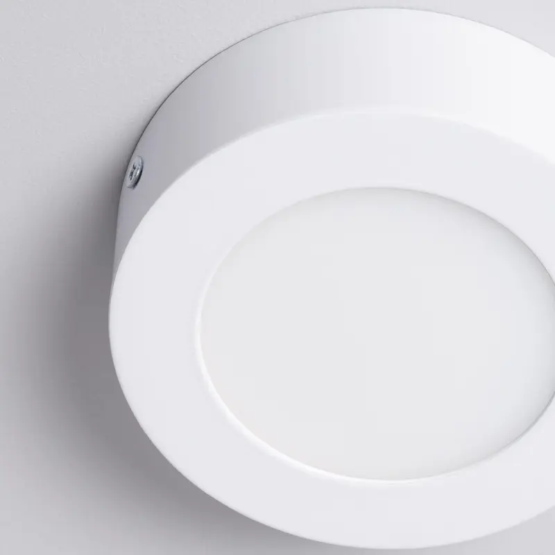 Ledkia LED-Deckenleuchte rund 6W 4000K Weiß – 480 lm, Ø120 mm – Produktbild 4