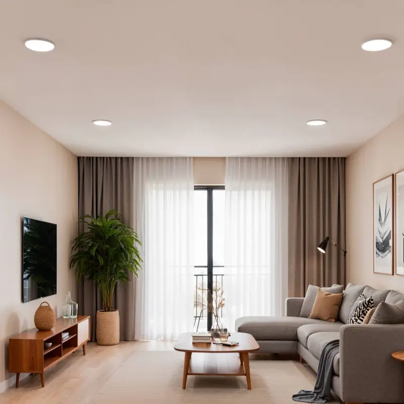 Ledkia SuperSlim LED-Einbaustrahler 24W 4000K Weiß – Ø290 mm – Produktbild 5