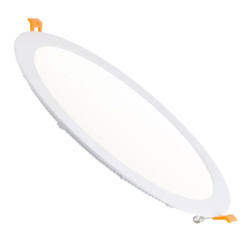 Ledkia SuperSlim LED-Einbaustrahler 24W 4000K Weiß – Ø290 mm – Maße / Einbauausschnitt