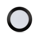 LED Einbaustrahler 12W CCT Schwarz – Frontansicht