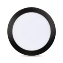LED Einbaustrahler 18W CCT Schwarz – Frontansicht