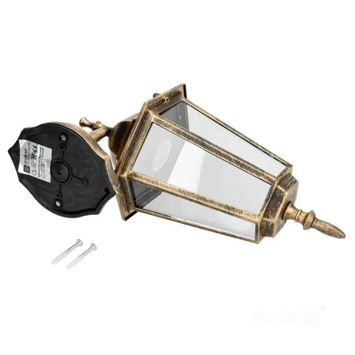 LED-Fassadenleuchte Außenwandleuchte E27 IP54 Patina KOBI – Bild 4