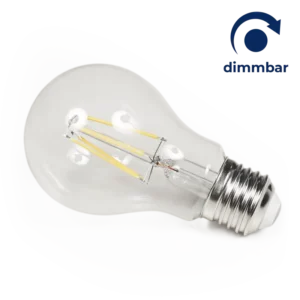 LED Filament Glühlampe McShine "Filed", E27, 6W, 620 lm, warmweiß, dimmbar, klar