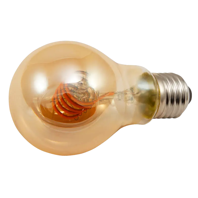 LED Filament Glühlampe McShine "Retro" E27, 6W, 490lm, goldenes Glas, dimmbar – Bild 2