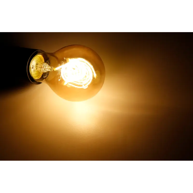 LED Filament Glühlampe McShine "Retro" E27, 6W, 490lm, goldenes Glas, dimmbar – Bild 3