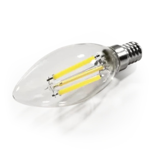 LED Filament Kerzenlampe McShine "Filed", 3000K, E14, 6W, 1055lm, 230V, warmweiß