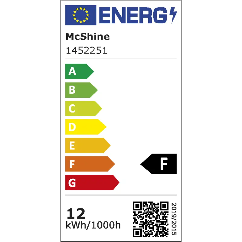 LED Glühlampe McShine, E27, 12W, 1050lm, 240°, 4000K, neutralweiß, Ø60x109mm – Bild 3