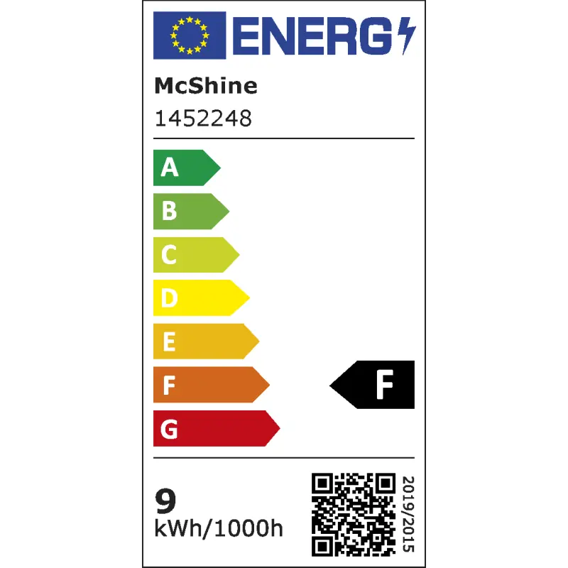 LED Glühlampe McShine, E27, 9W, 850lm, 240°, 3000K, warmweiß, Ø60x109mm – Bild 3