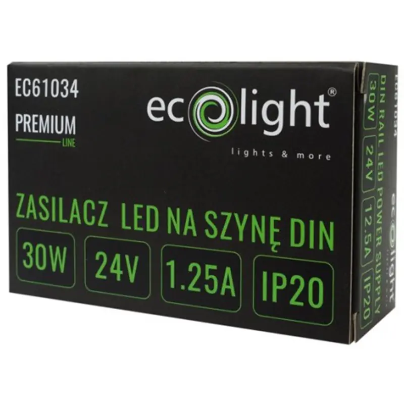 LED-Hutschienen-Netzteil Premium Line 30W 24V Ecolight – Bild 3