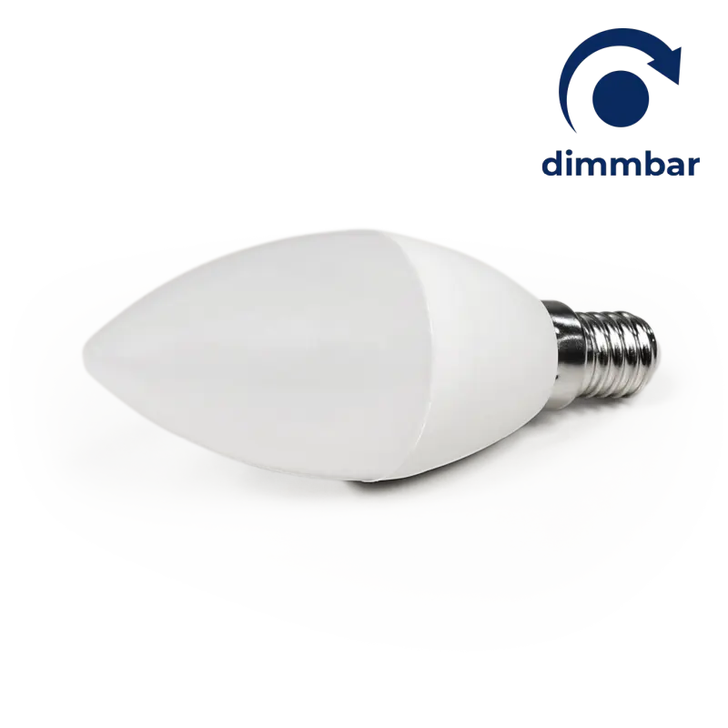 LED Kerzenlampe McShine, E14, 7W, 520lm, 160°, 4000K, neutralweiß, dimmbar