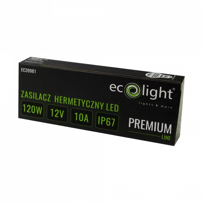 LED-Netzteil IP67 120W 12V Premium Ecolight – Bild 2
