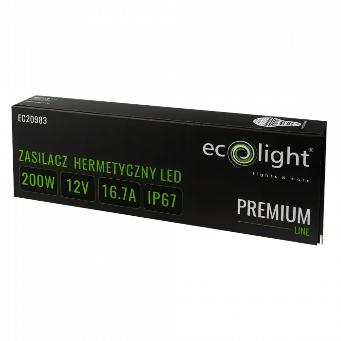 LED-Netzteil IP67 200W 12V Premium Ecolight – Bild 3