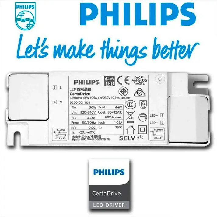 LED-Einbaupanel Slim 120×30 cm 44W Kaltweiß 6000 K – Philips, UGR<19, IP40 – Detailansicht 7