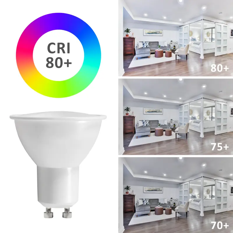 LED-Strahler McShine "MS-60-10" GU10, 6W, 510lm, 4000K, neutralweiß, 10er-Pack – Bild 5