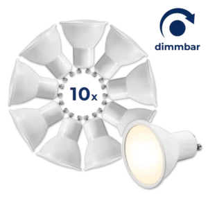 LED-Strahler McShine "MS-60-10dimm" 6W, 510lm, warmweiß, dimmbar, 10er-Pack