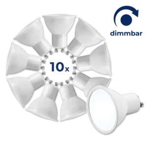 LED-Strahler McShine "MS-60-10dimm" 6W, 510lm, tageslichtweiß, dimmbar,10er-Pack