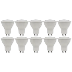 LED-Strahler McShine "PV-70-10" GU10, 7W, 540lm, 110°, 3000K,warmweiß, 10er-Pack