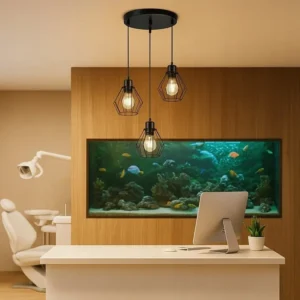 Masterled Ceiling Luminaire 3x E27 Schwarz Otto Pendelleuchte