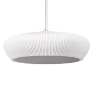 OSRAM DECOR Gips-Pendelleuchte – Weiß, breit-oval, E27