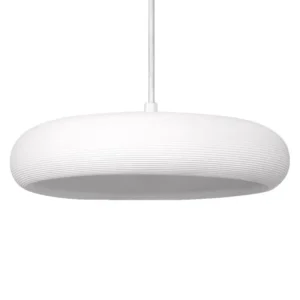OSRAM DECOR Gips-Pendelleuchte – Weiß, flach-oval, E27