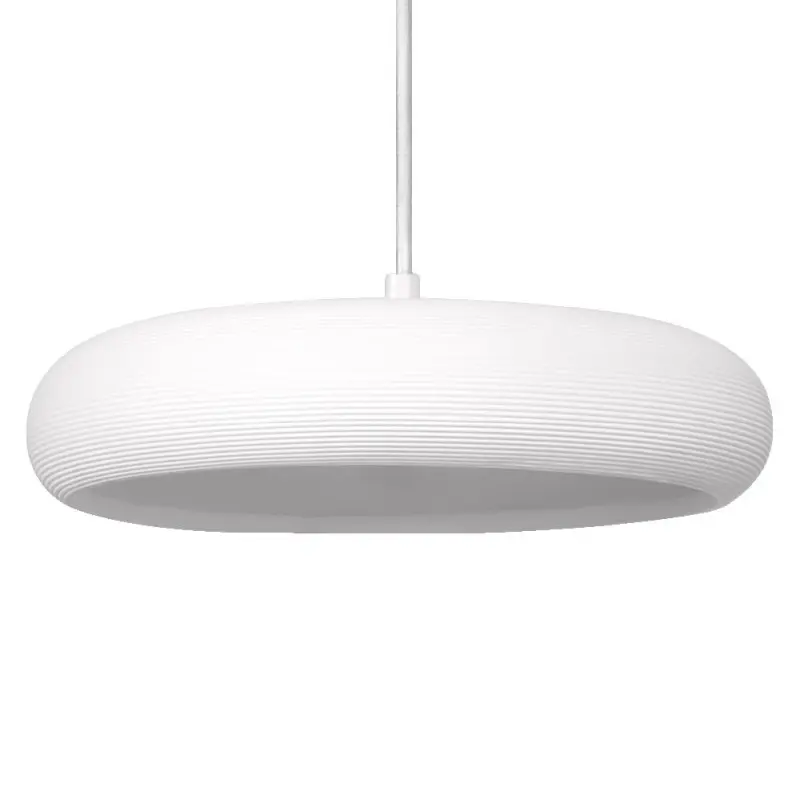 OSRAM DECOR Gips-Pendelleuchte – Weiß, flach-oval, E27