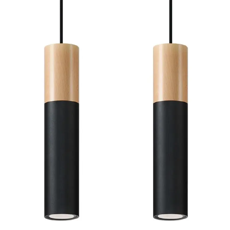 PABLO LED-Pendelleuchte 2xGU10 Schwarz SOLLUX – Bild 2