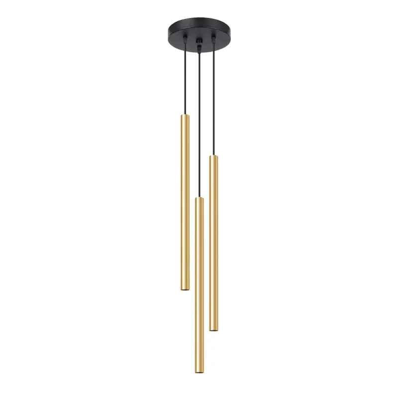 PASTELO 3P Hängende Deckenleuchte 3xG9 Gold Modern SOLLUX – Bild 3