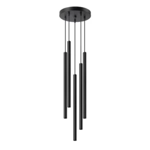 PASTELO Decke Pendelleuchte 5P 5xG9 Schwarz Modern SOLLUX