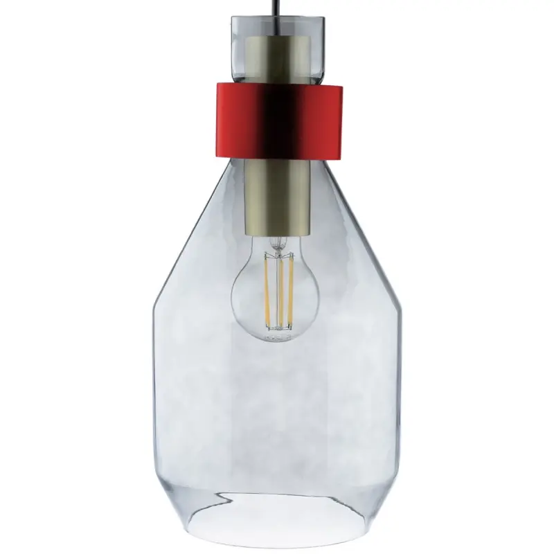 Pendelleuchte mit 1x E27-Sockeln, Hängelampe Dunkle Glas UMBRA LUMILED – Bild 5