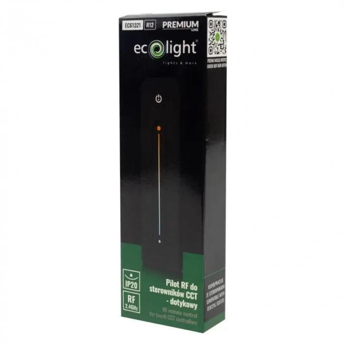 RF Touch-Fernbedienung für CCT V2 und V2-L 1-Zonen-Dimmer schwarz R12 Ecolight – Bild 4