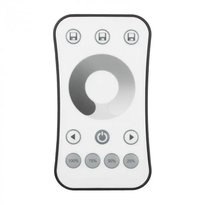 RF Touch-Fernbedienung für MONO V1 und V1-L 1-Zonen-Dimmer R6-1 Ecolight schwarz – Bild 2