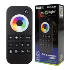 RF Touch-Fernbedienung für RGB CCT V5-M 1-Zonen-Dimmer schwarz RT5 Ecolight